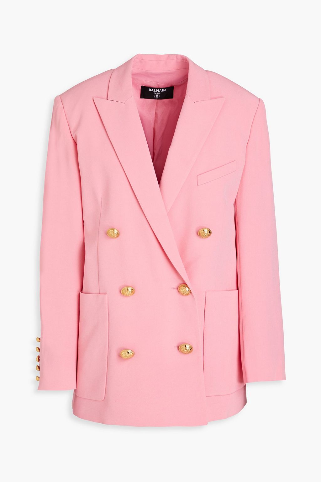 Balmain crepe blazer on sale