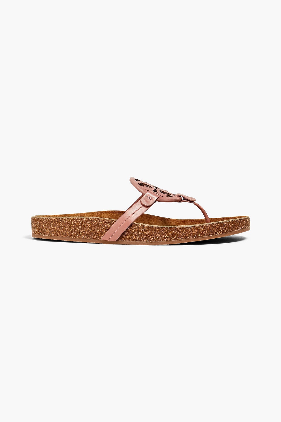 Tory Burch Miller Leather Sandals In Pink