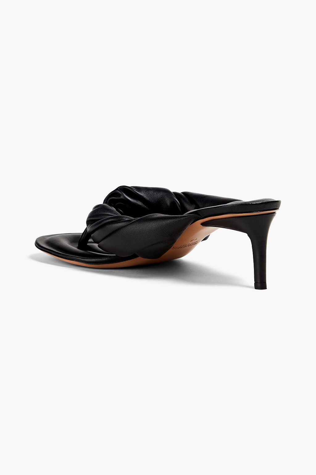 JACQUEMUS Mari twisted padded leather sandals