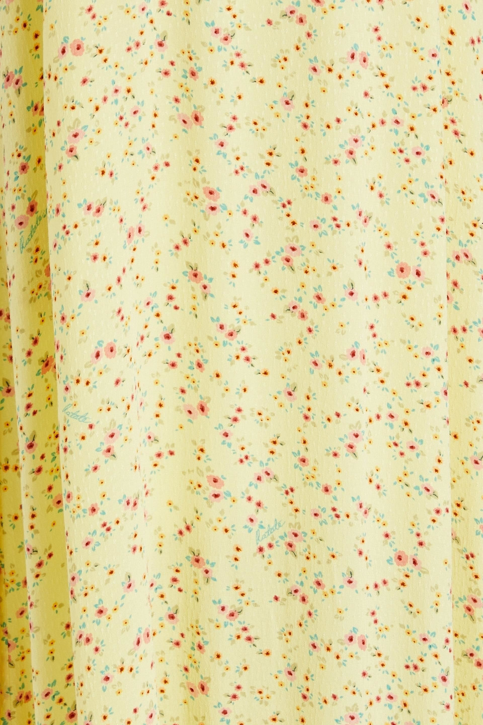 Rotate Birger Christensen Midikleid Aus Webstoff Mit Cut-outs In Pastel Yellow