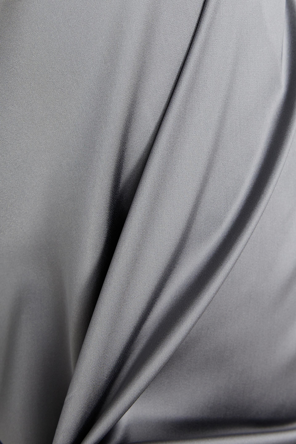 Jacquemus Le Pant Mentalo Wide-leg Mid-rise Crepe Trousers In Dark Grey