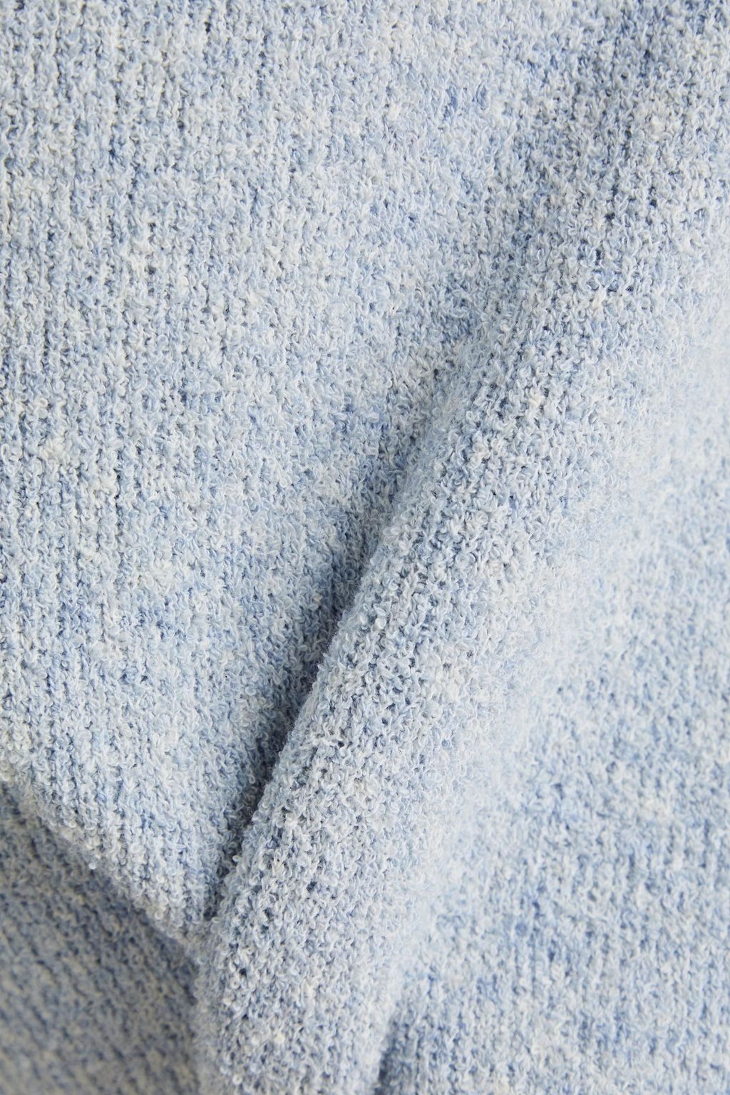 JACQUEMUS Bagnu bouclé cotton-blend mini wrap skirt