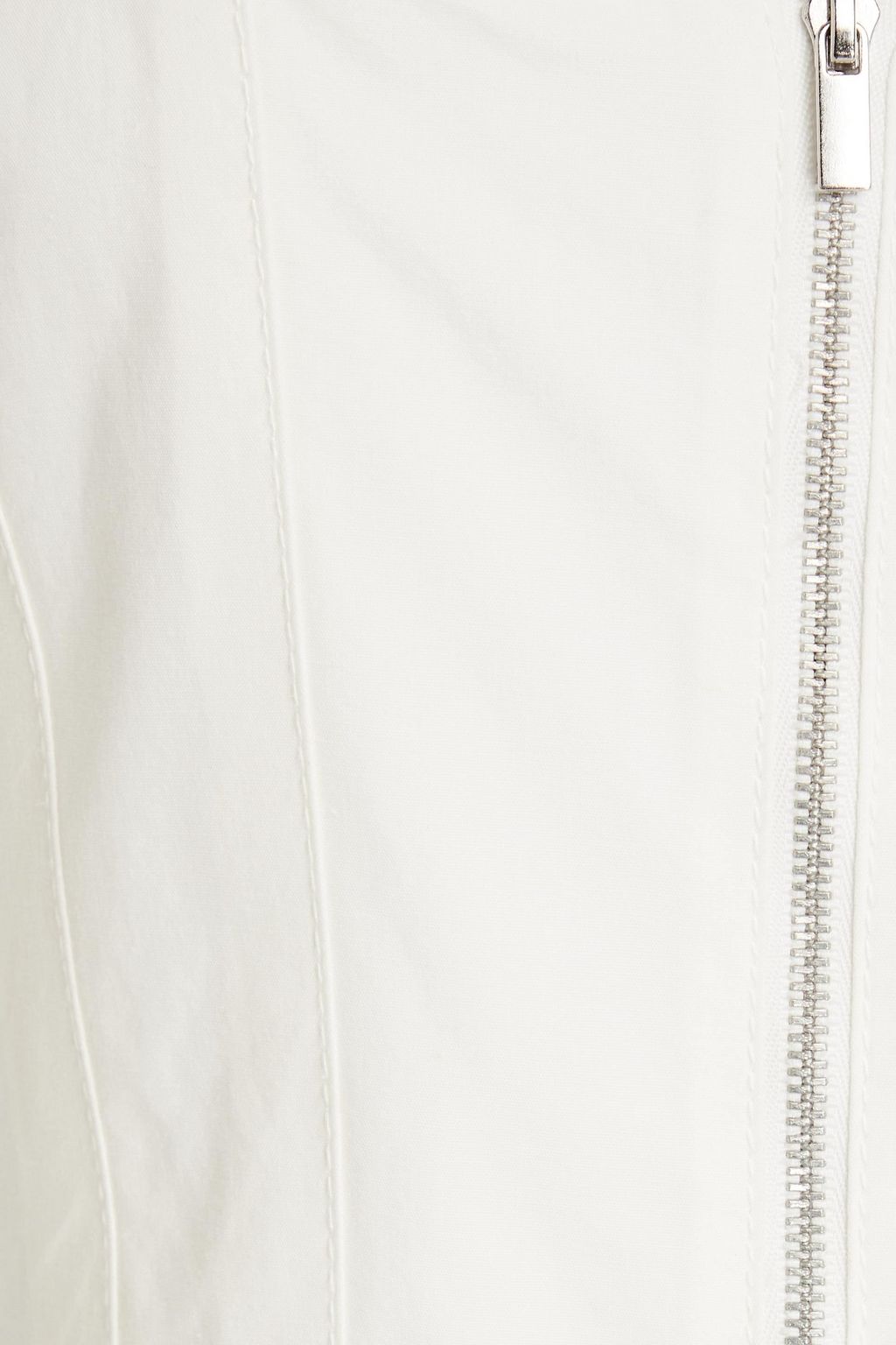 PROENZA SCHOULER Pleated cotton and linen-blend mini dress