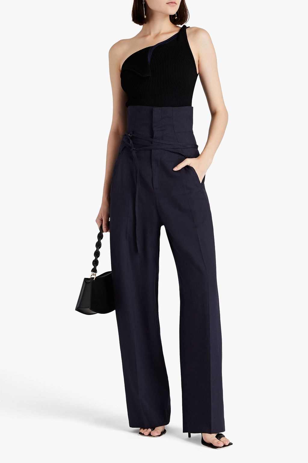 JACQUEMUS Novio woven wide-leg pants