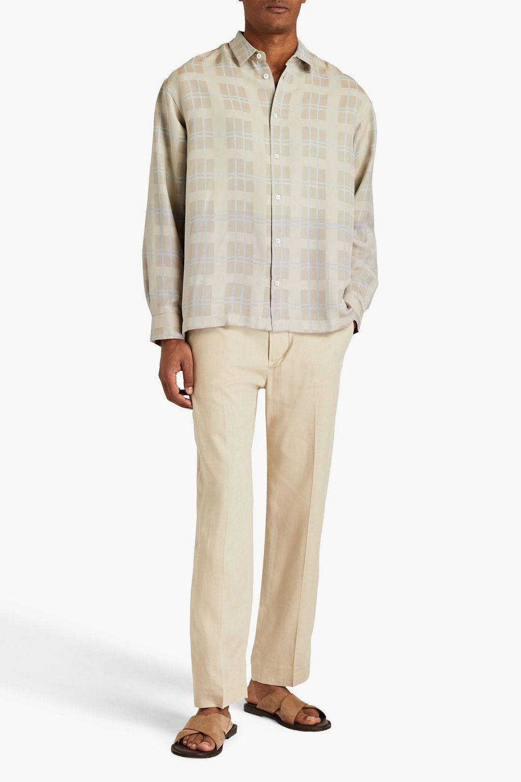 JACQUEMUS Slub woven pants
