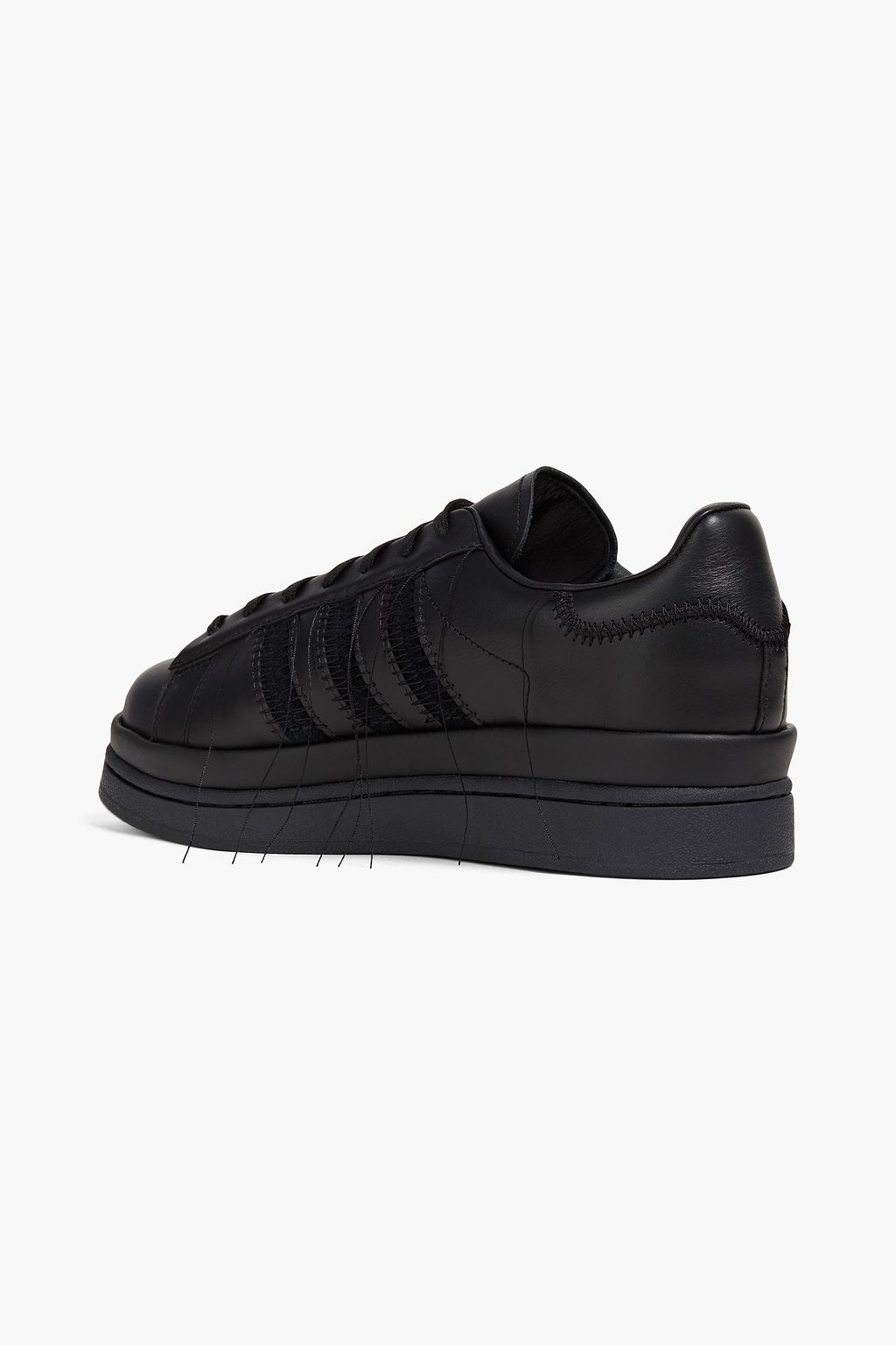 Y-3 Hicho whipstitched leather sneakers