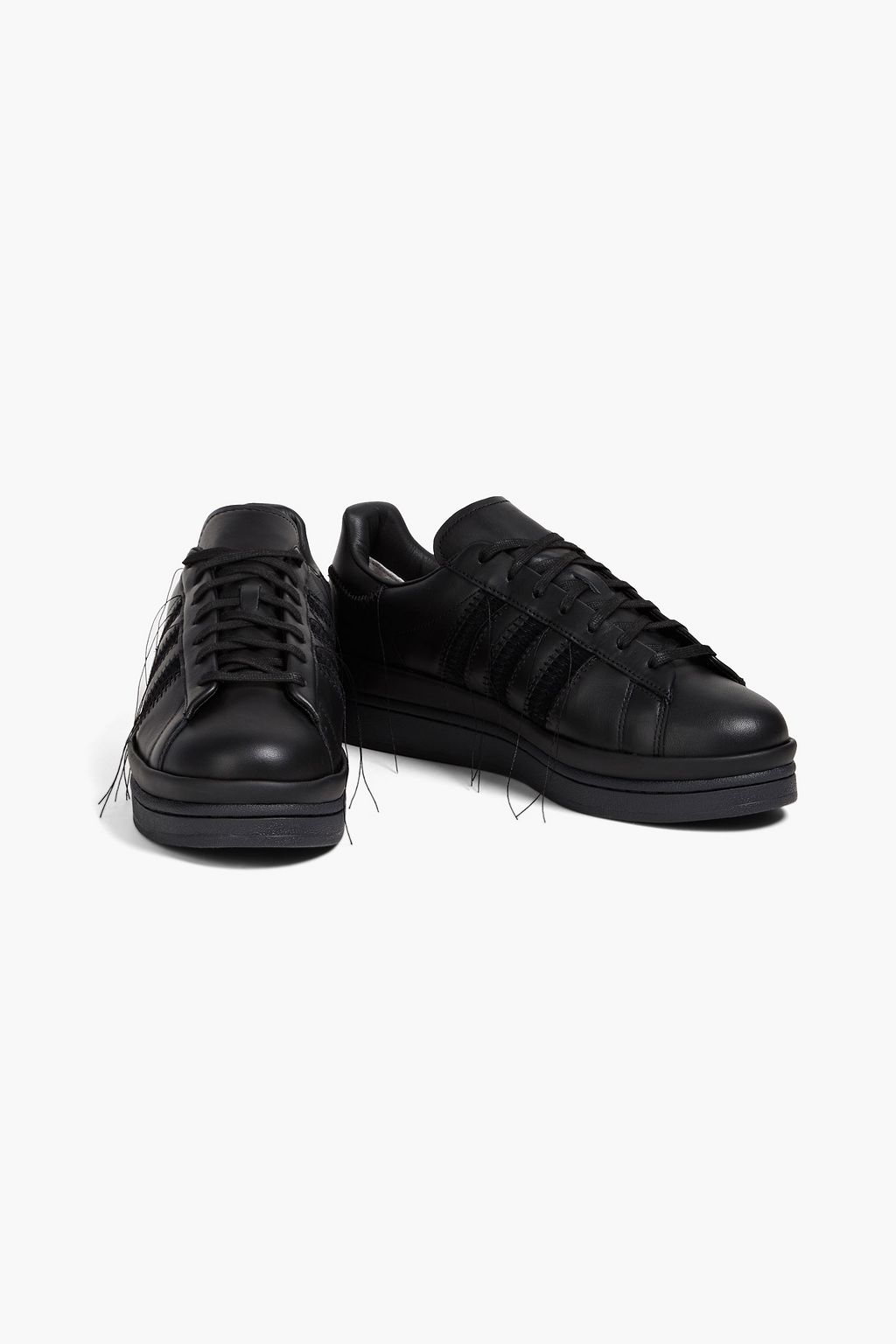 Y-3 Hicho whipstitched leather sneakers