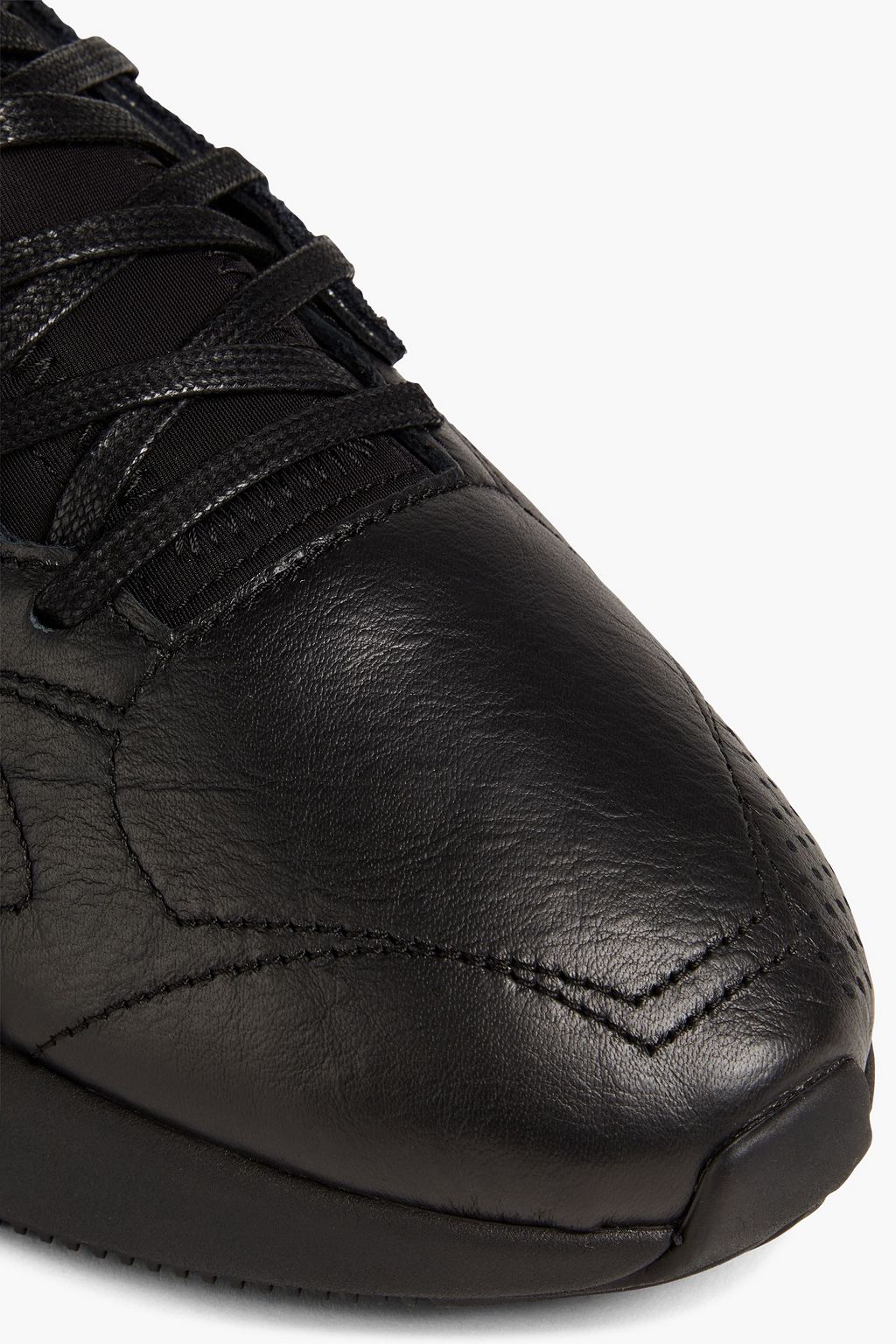 Y-3 Kaiwa leather and neoprene sneakers