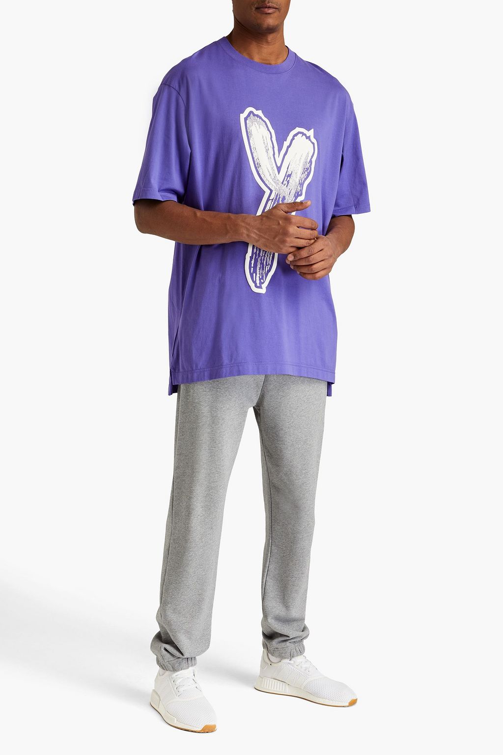 Y-3 Logo-print stretch-cotton jersey T-shirt