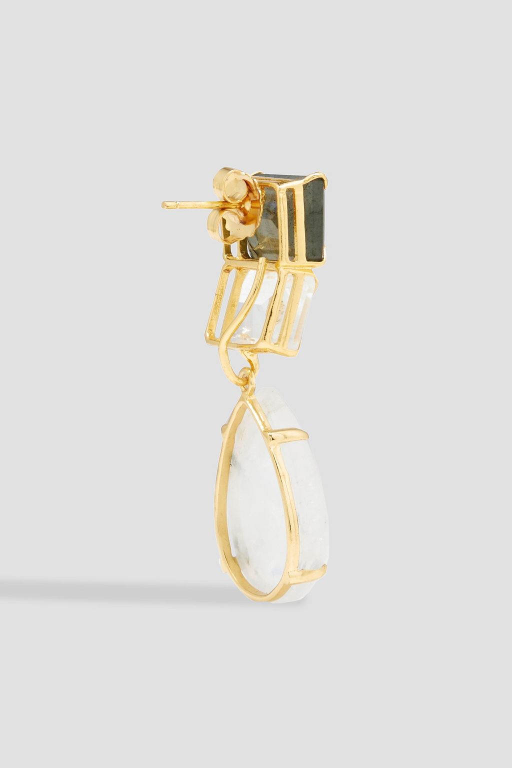 BOUNKIT Gold-tone multistone earrings