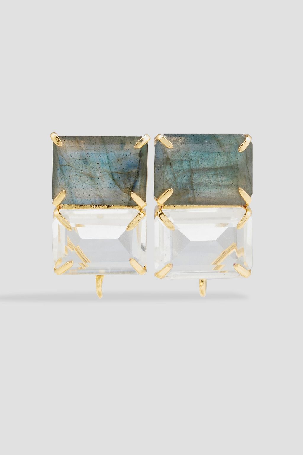 BOUNKIT Gold-tone multistone earrings
