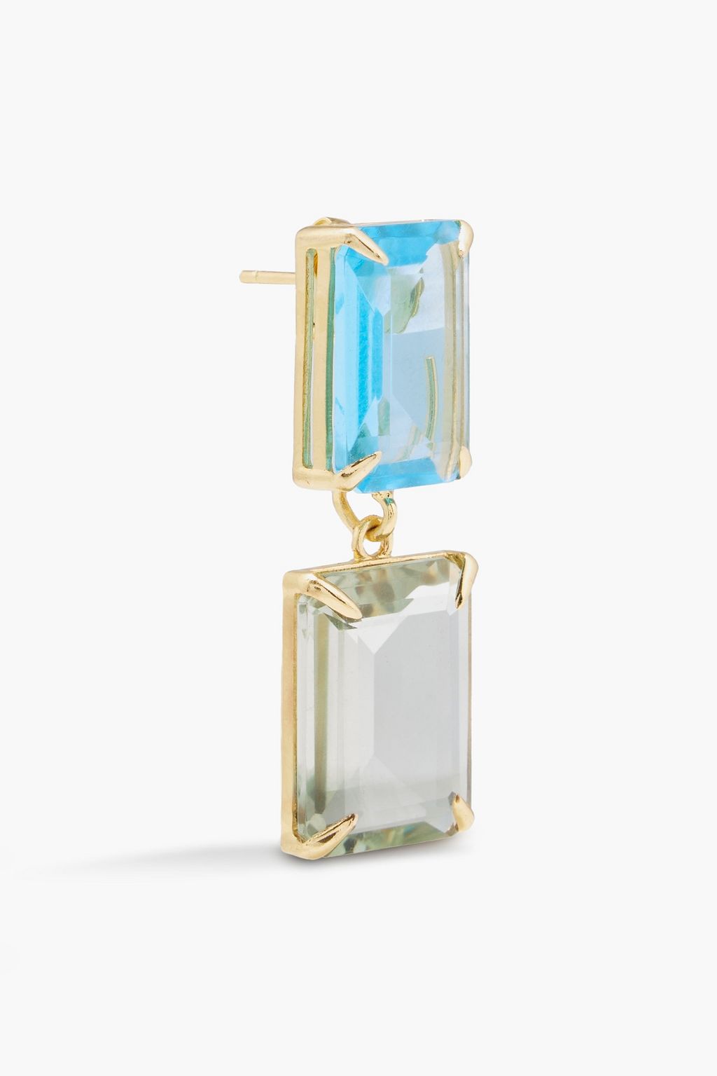 BOUNKIT Gold-tone quartz earrings