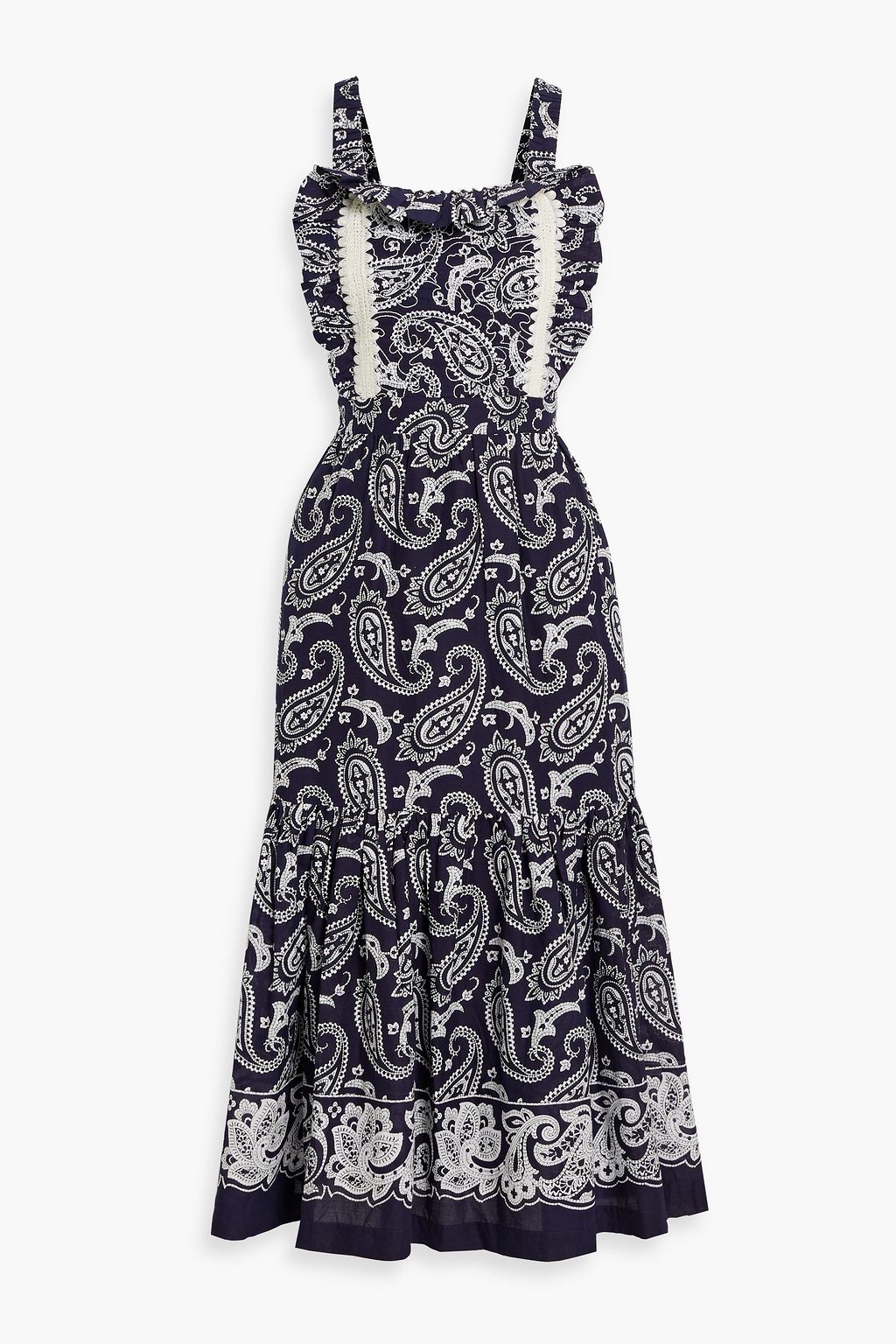 Blue and white deals paisley dress