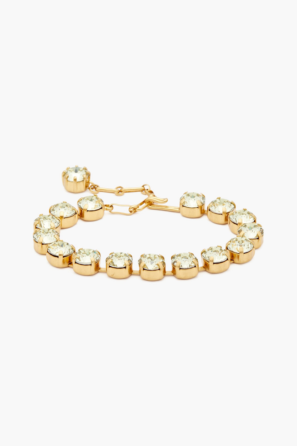 Gold-tone crystal bracelet