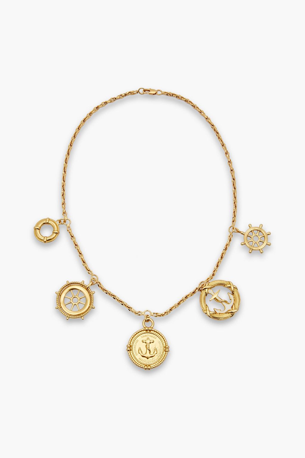 Gold tone necklace
