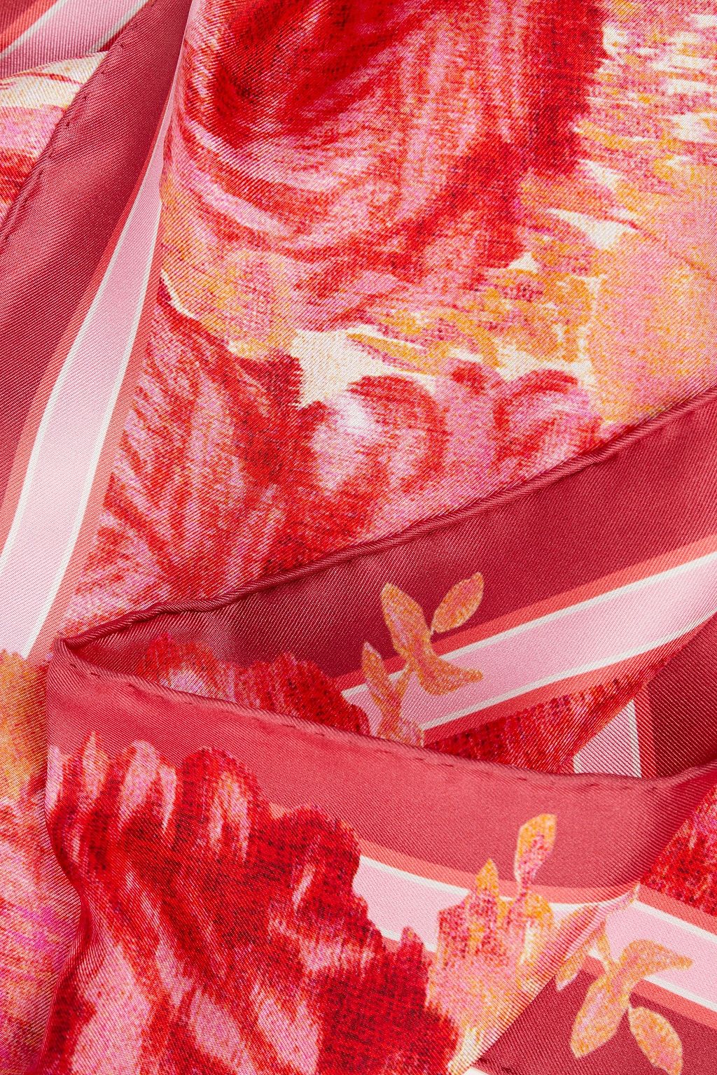 ZIMMERMANN Schal aus Seide mit floralem Print