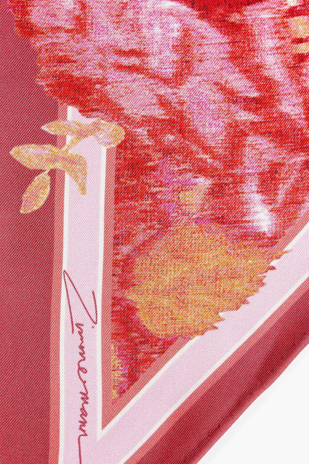 ZIMMERMANN Schal aus Seide mit floralem Print