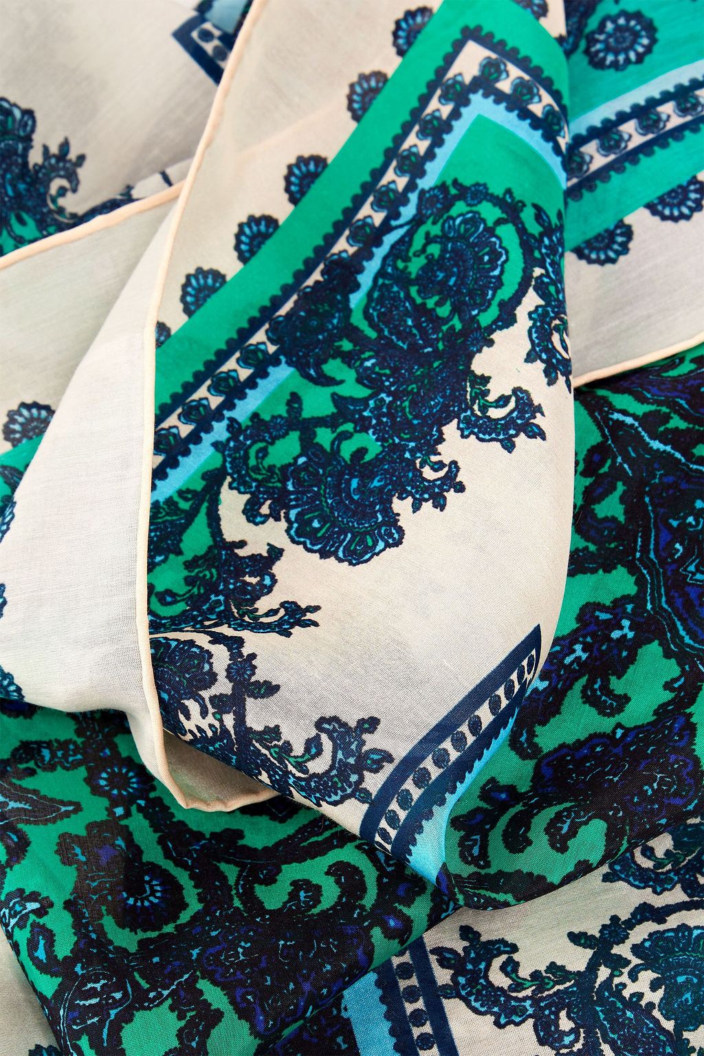 ZIMMERMANN Schal aus einer Baumwoll-Seidenmischung mit Paisley-Print