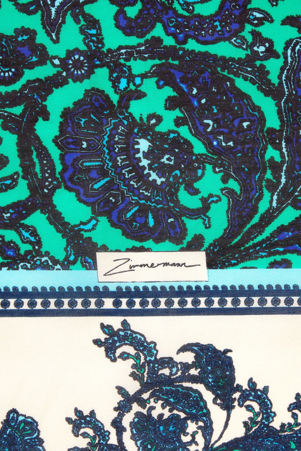 ZIMMERMANN Schal aus einer Baumwoll-Seidenmischung mit Paisley-Print