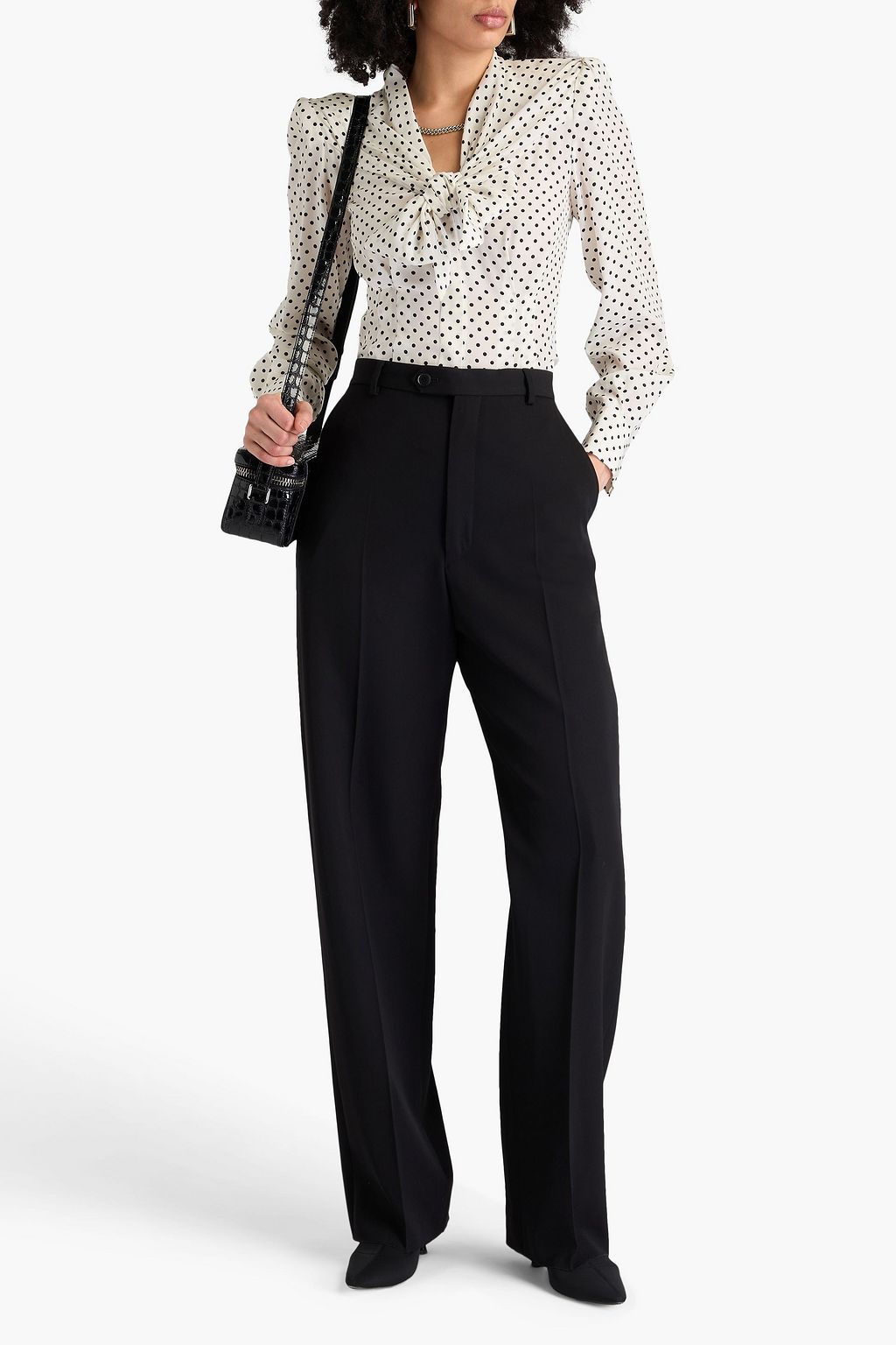 BALENCIAGA Hose mit geradem Bein aus Wolle