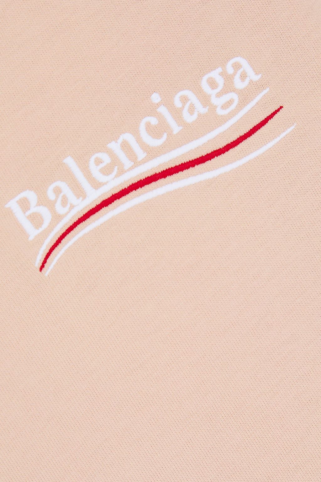 BALENCIAGA Embroidered cotton-jersey T-shirt
