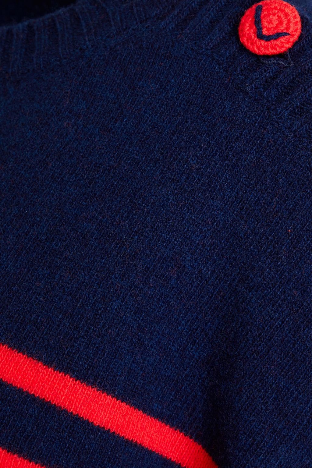 PHILOSOPHY DI LORENZO SERAFINI Striped wool and cashmere-blend sweater