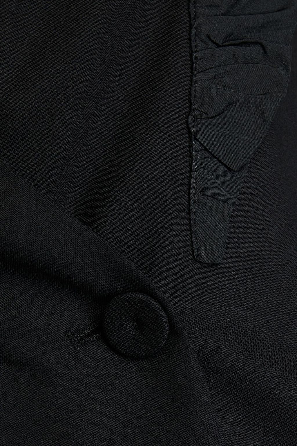 PHILOSOPHY DI LORENZO SERAFINI Playsuit aus Crêpe aus einer Wollmischung mit Rüschen