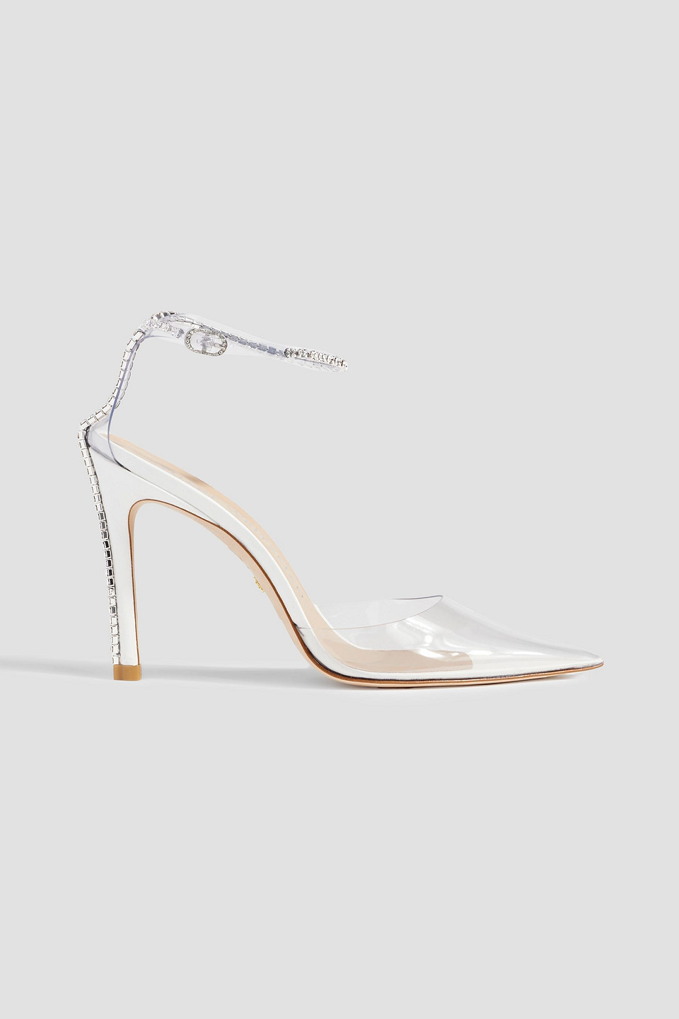 Stuart Weitzman Glam 100 Pvc Pumps In White