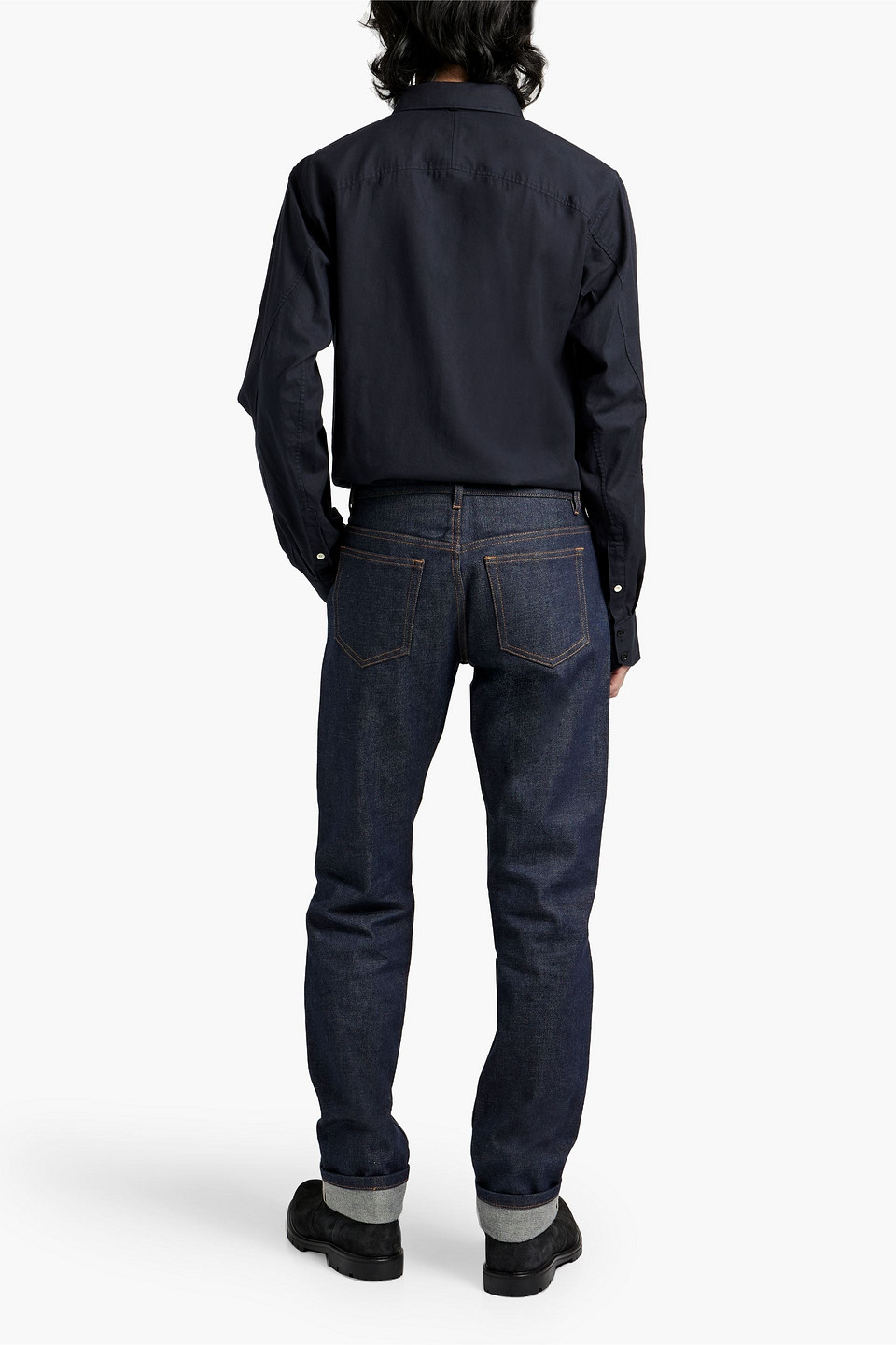 Rag & Bone Fit 2 Cotton-blend Oxford Shirt In Midnight Blue