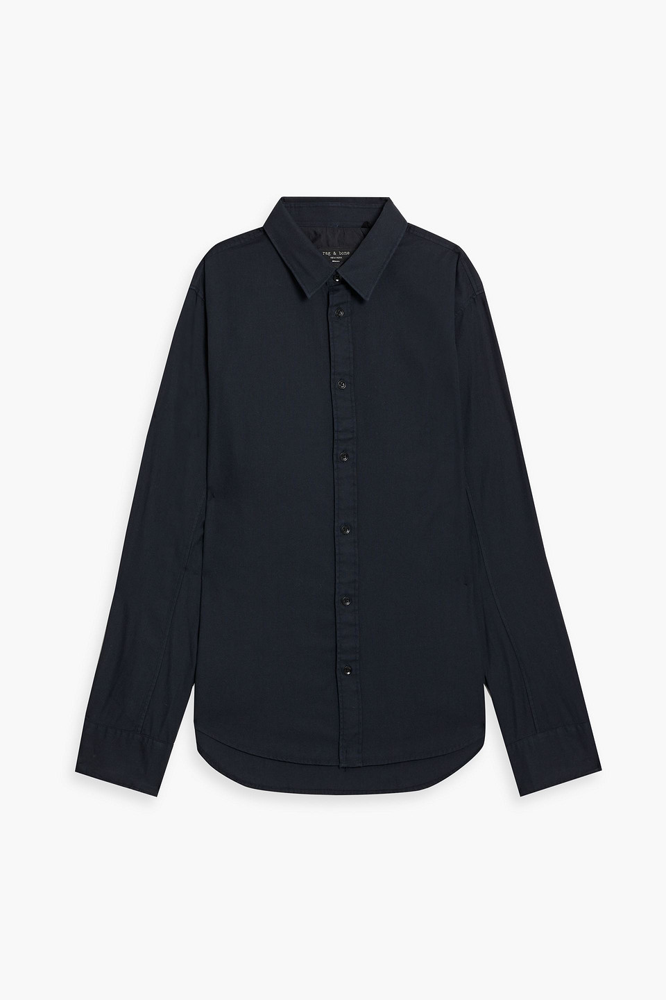 Rag & Bone Fit 2 Cotton-blend Oxford Shirt In Midnight Blue