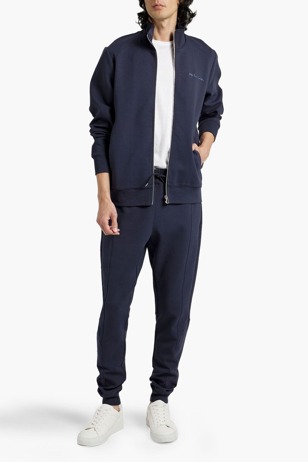 PS PAUL SMITH French cotton-blend terry sweatpants