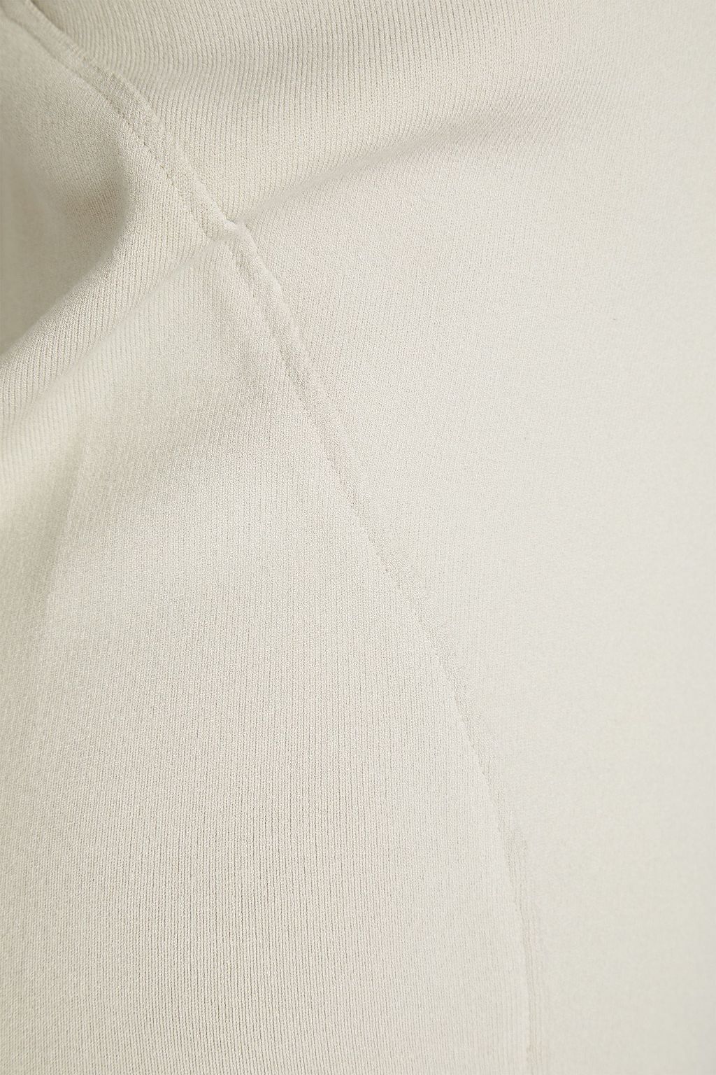 RICK OWENS تنورة طويلة مصنوعة من نسيج محبوك