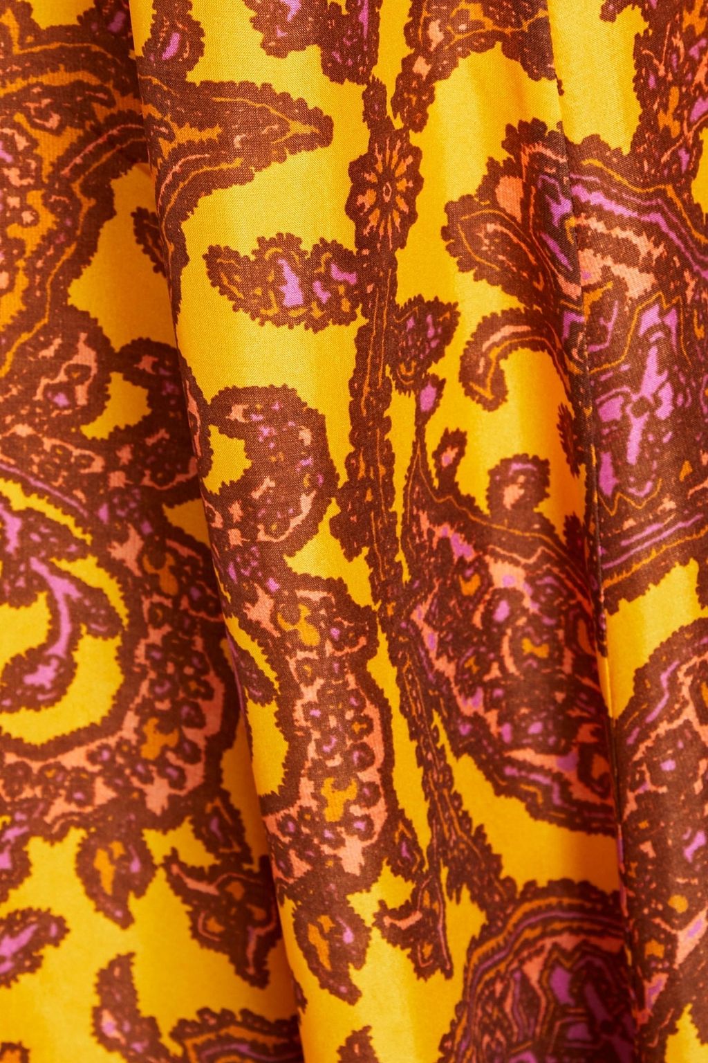 ZIMMERMANN Ruffled printed silk halterneck maxi dress