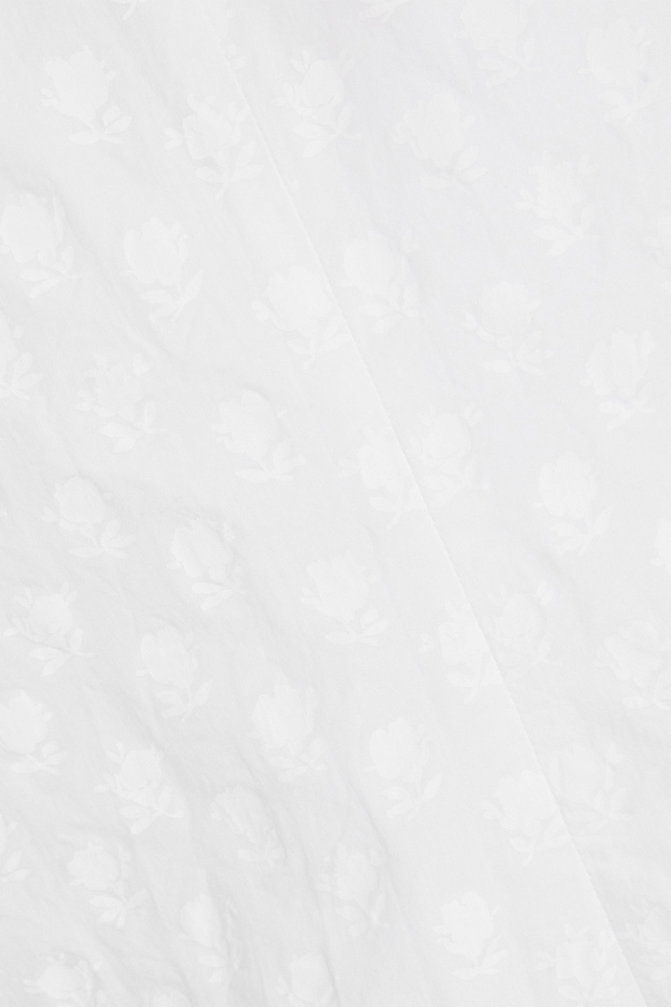 Philosophy Di Lorenzo Serafini Ruffled Floral-print Cotton Top In White