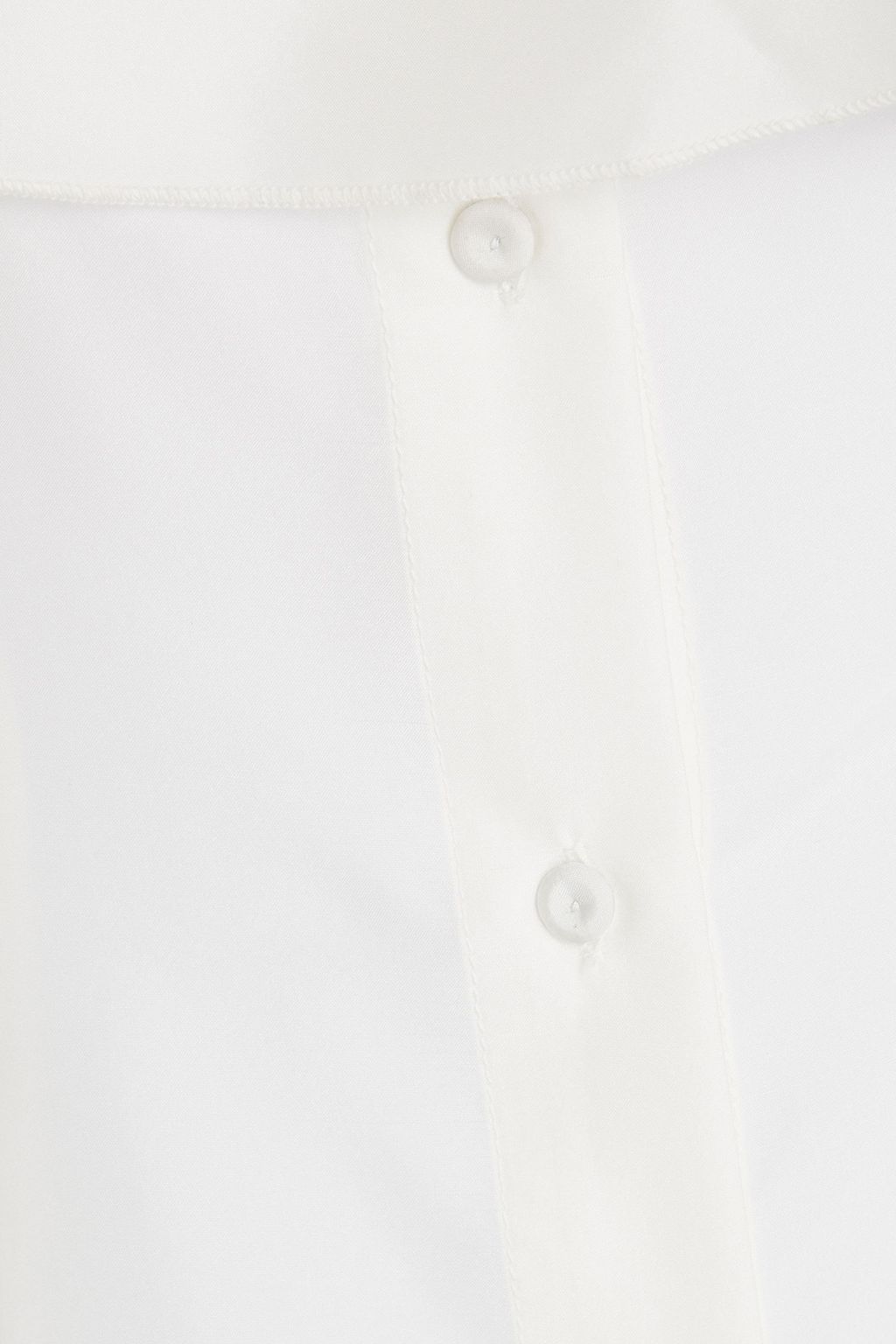 PHILOSOPHY DI LORENZO SERAFINI Ruffled silk-satin top
