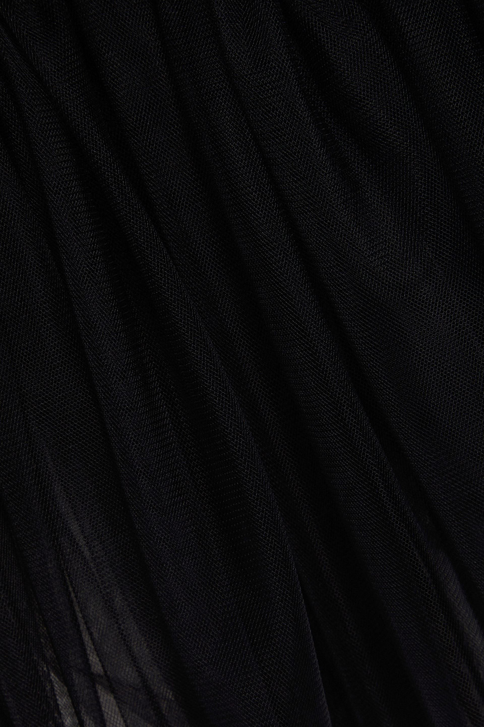 Philosophy Di Lorenzo Serafini Strapless Ruffled Tulle Bustier Top In Black