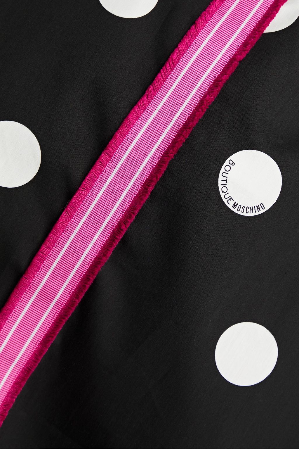 BOUTIQUE MOSCHINO Hemd aus einer Baumwoll-Seidenmischung mit Polka-Dots