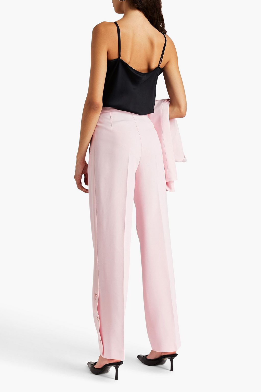 BOUTIQUE MOSCHINO Crepe straight-leg pants