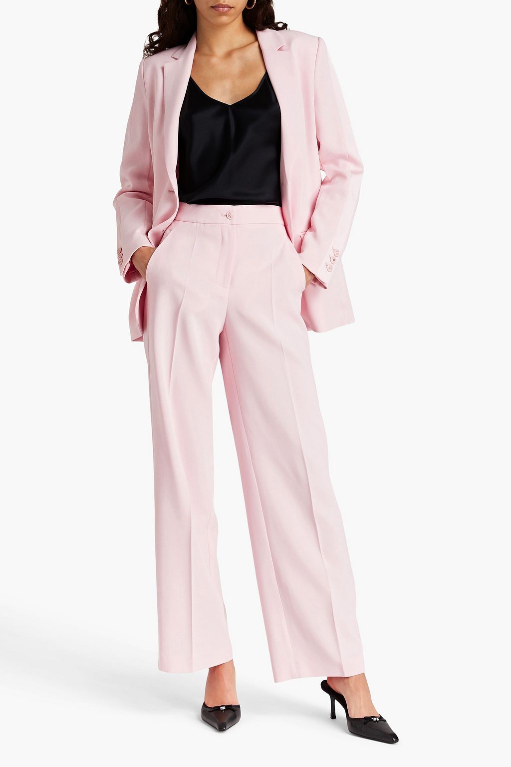 BOUTIQUE MOSCHINO Crepe straight-leg pants