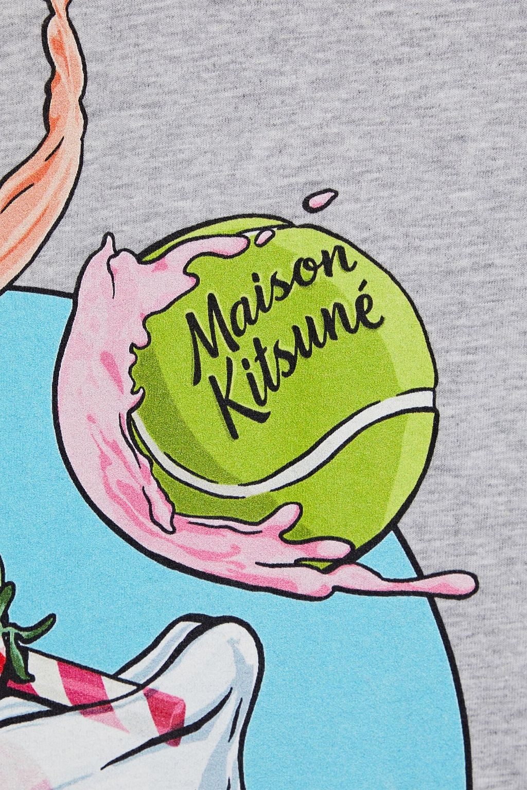 MAISON KITSUNÉ Printed cotton-jersey T-shirt
