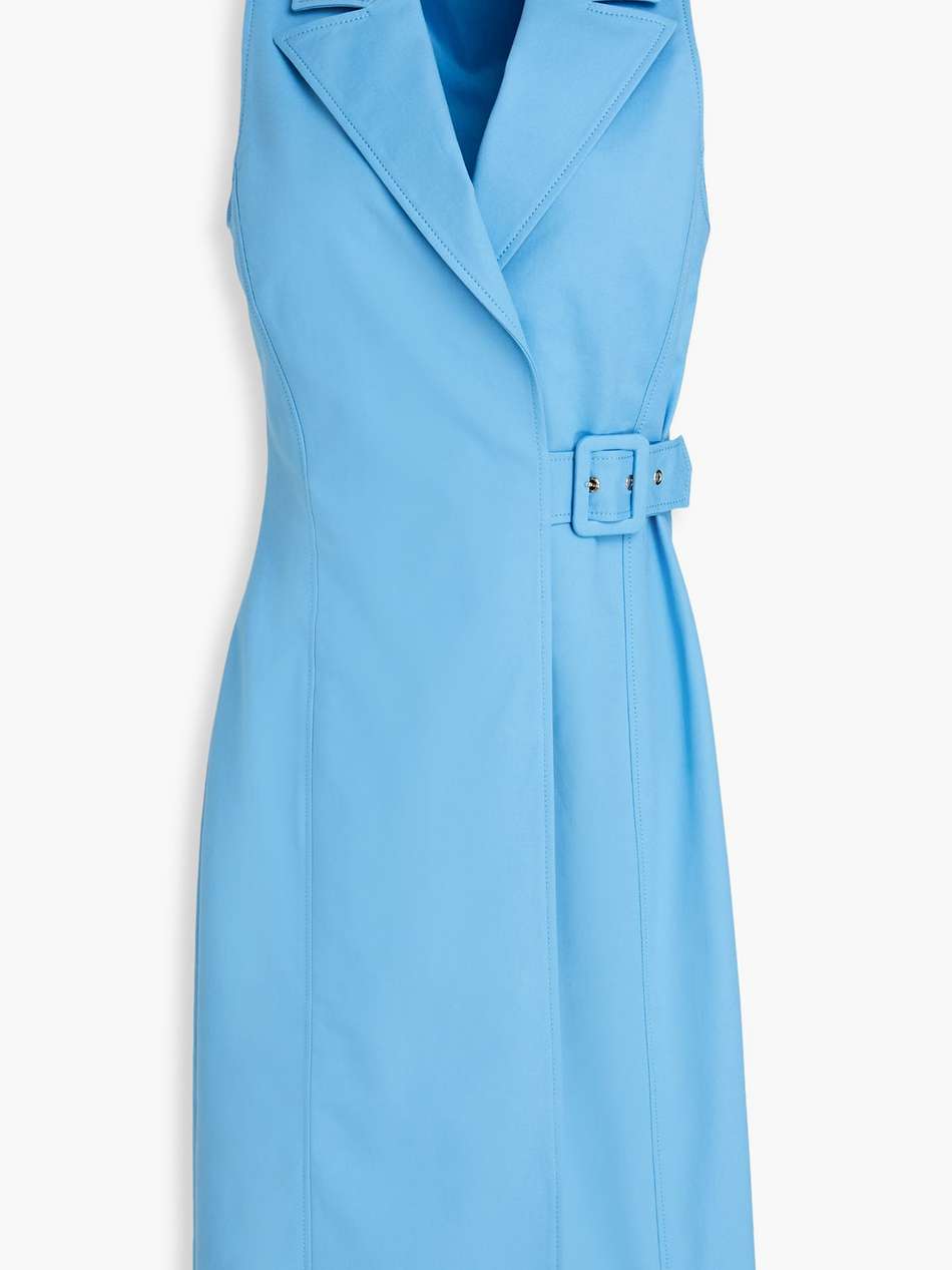 cotton-blend mini dress
