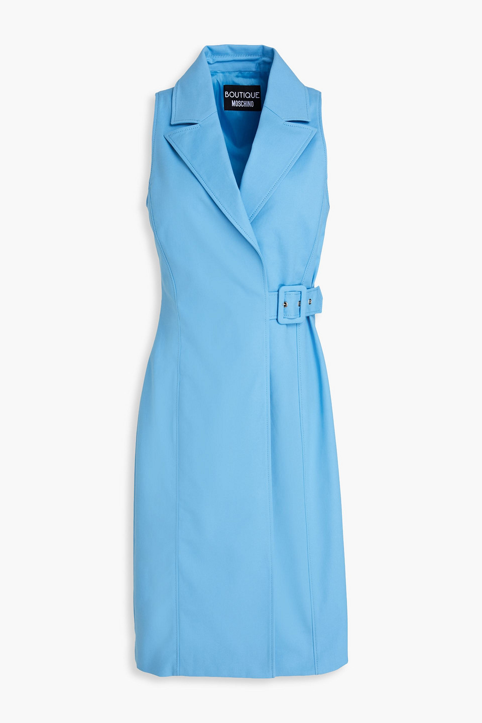 Cotton-blend mini dress