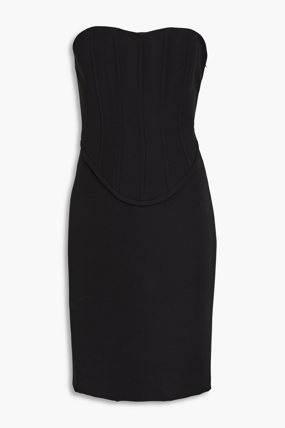black fishtail dress long sleeve Sun-imperial