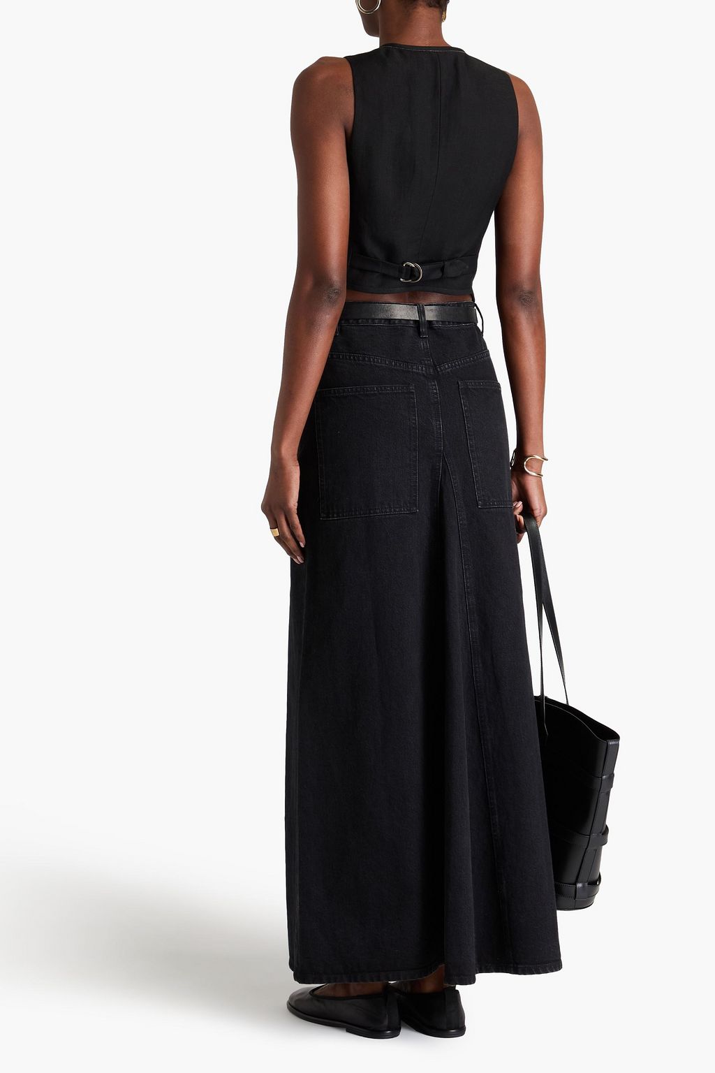 BRUNELLO CUCINELLI Bead-embellished twill vest