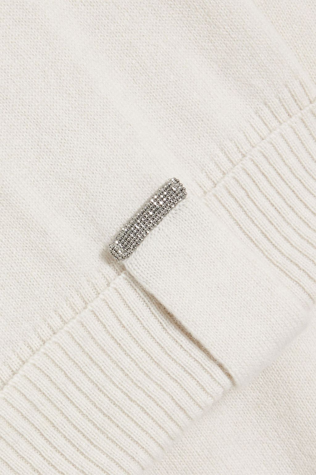 BRUNELLO CUCINELLI Bead-embellished cashmere sweater