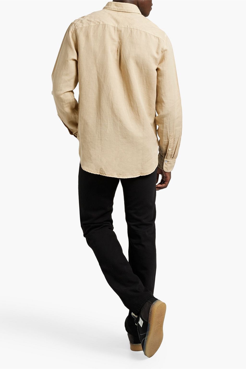 RAG & BONE Zac linen and cotton-blend shirt