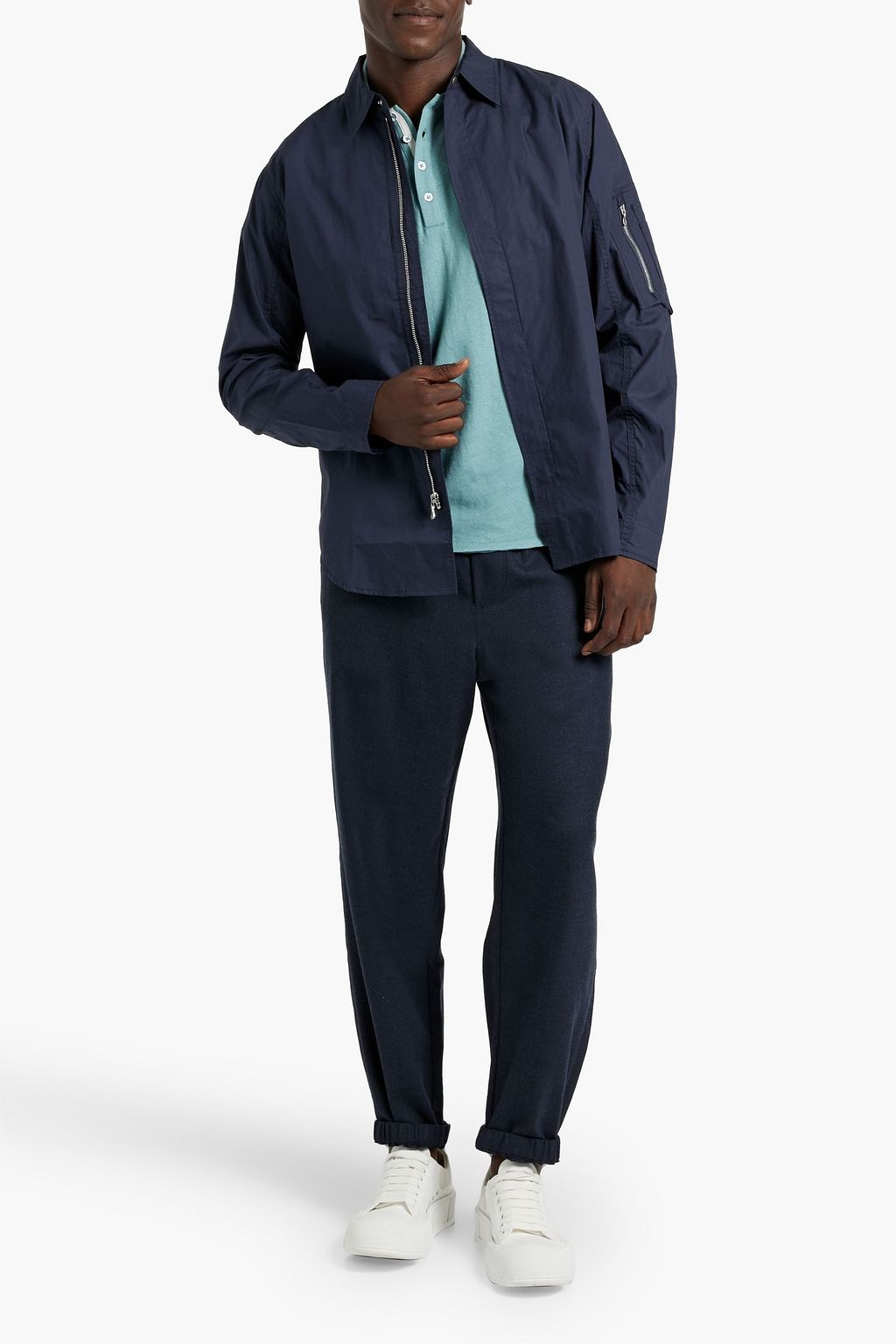 RAG & BONE Flight cotton-poplin overshirt