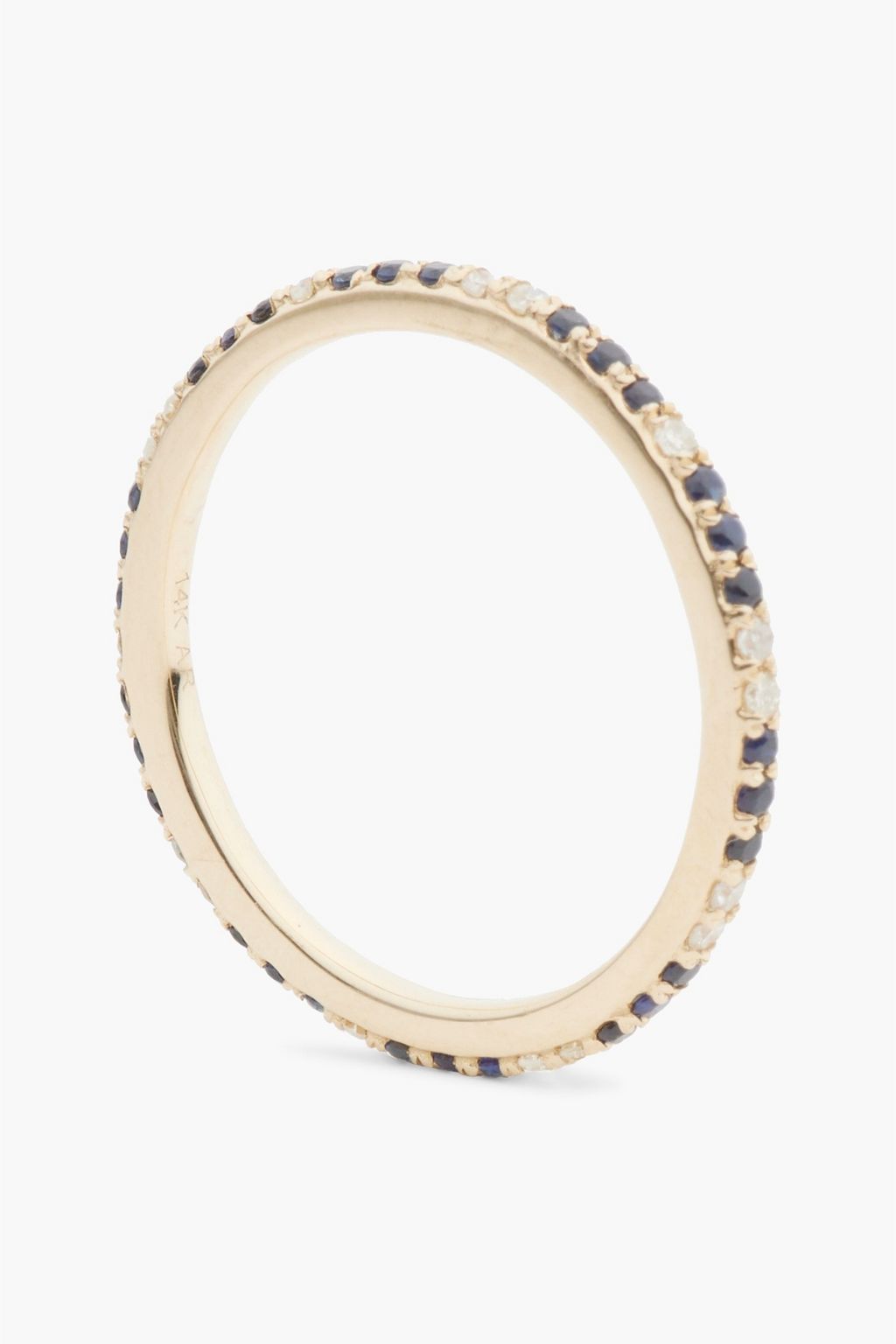 ADINA REYTER 14-karat gold, diamond and sapphire ring