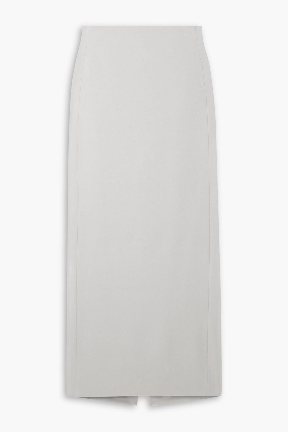 Wardrobe.nyc Grain De Poudre Wool Maxi Skirt In Gray