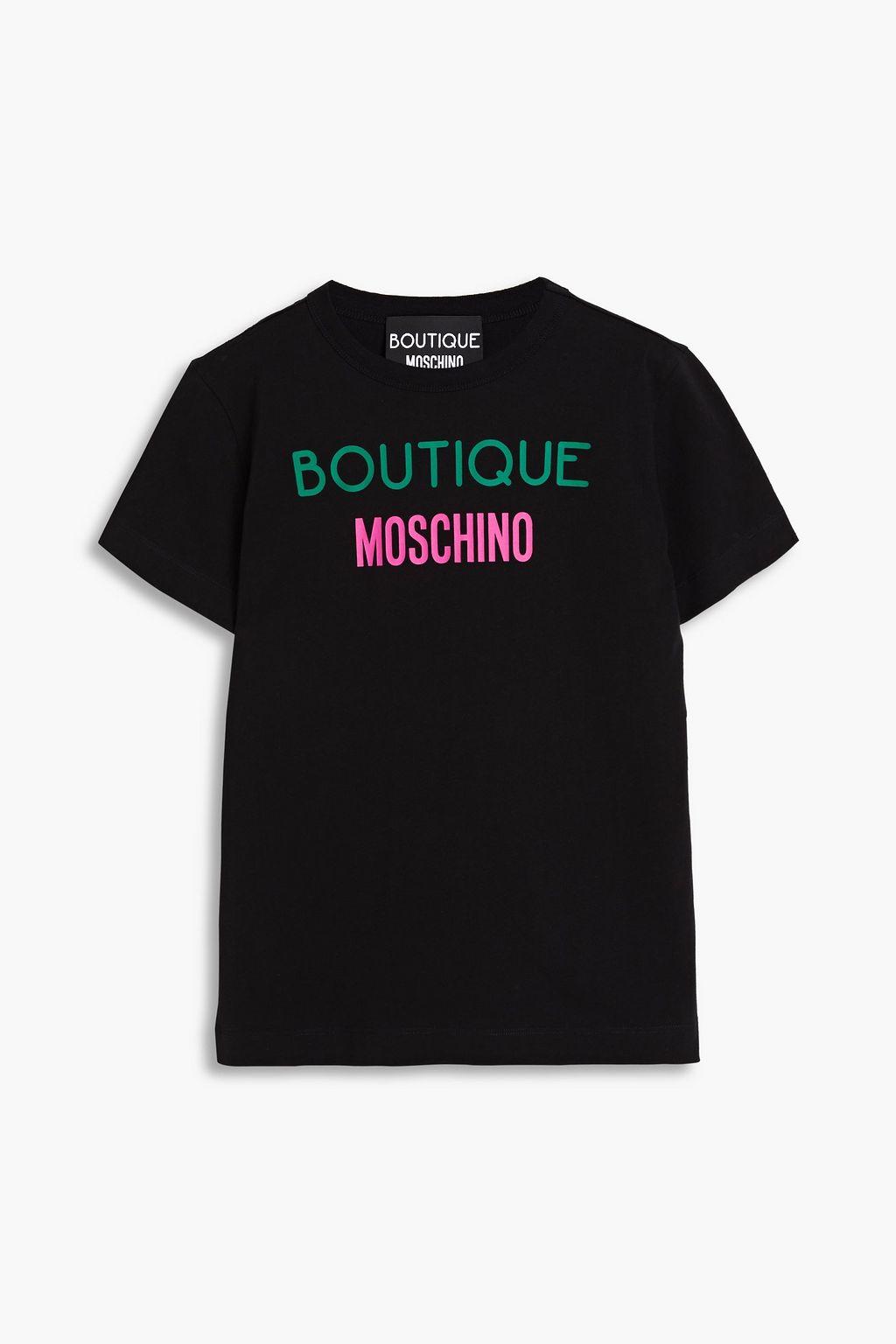 BOUTIQUE MOSCHINO コットンジャージー Tシャツ ロゴプリント | THE